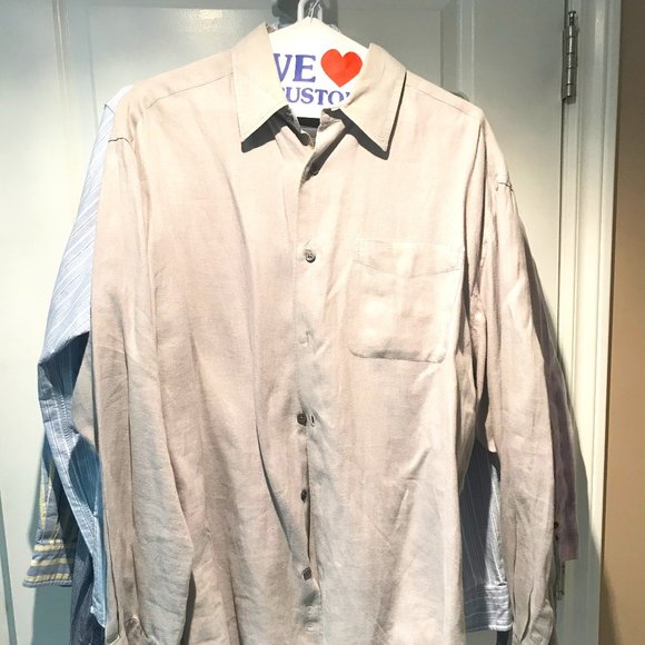BANANA REPUBLIC LONG SLEEVE DRESS SHIRT - Picture 1 of 1